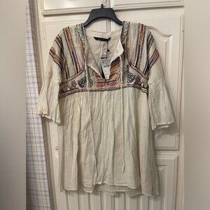 Zara beaded embroidered dress